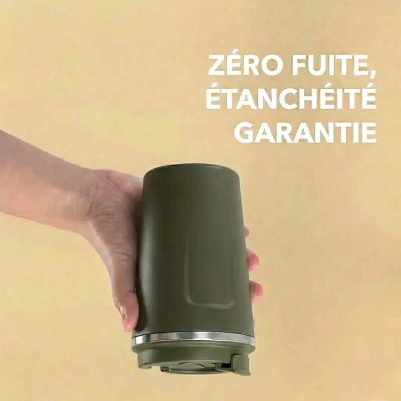 Mug Thermos Vert Kaki 380 ml