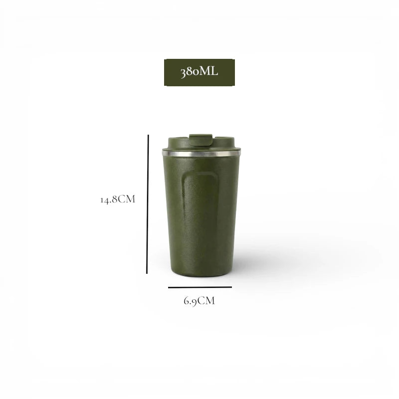 Mug Thermos Vert Kaki 380 ml