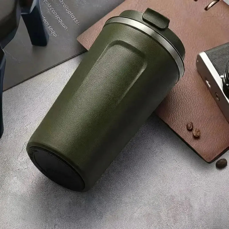 Mug Thermos Vert Kaki 380 ml