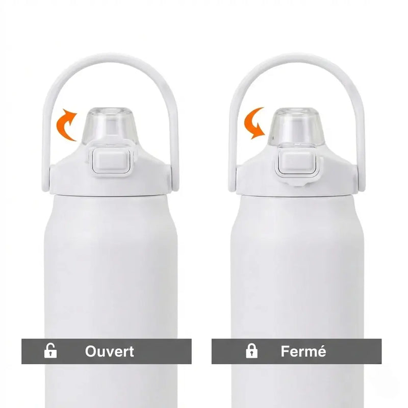 Gourde Thermos 1.2L Blanc