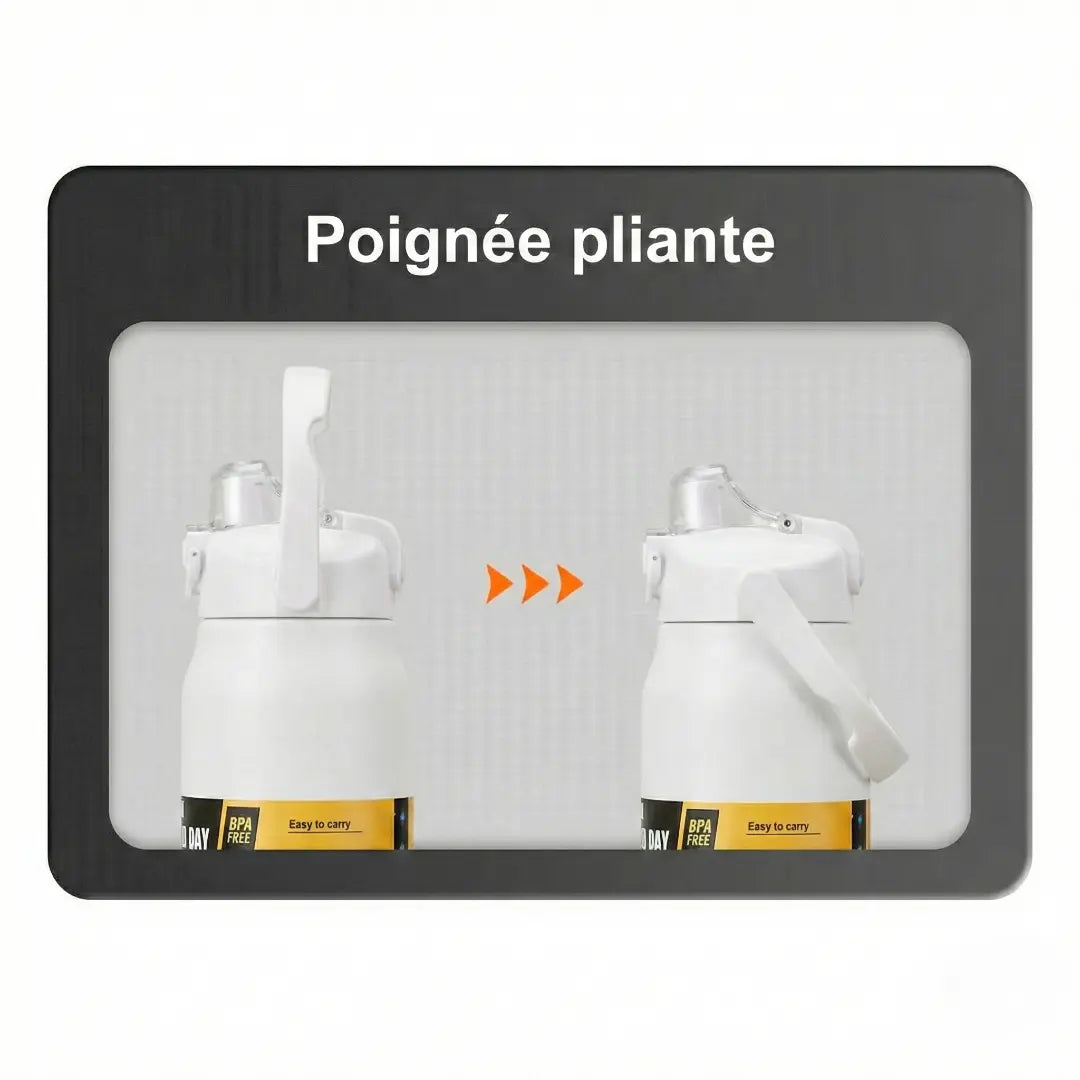 Gourde Thermos 1.2L Blanc