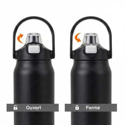 Gourde Thermos 1.2L Noir