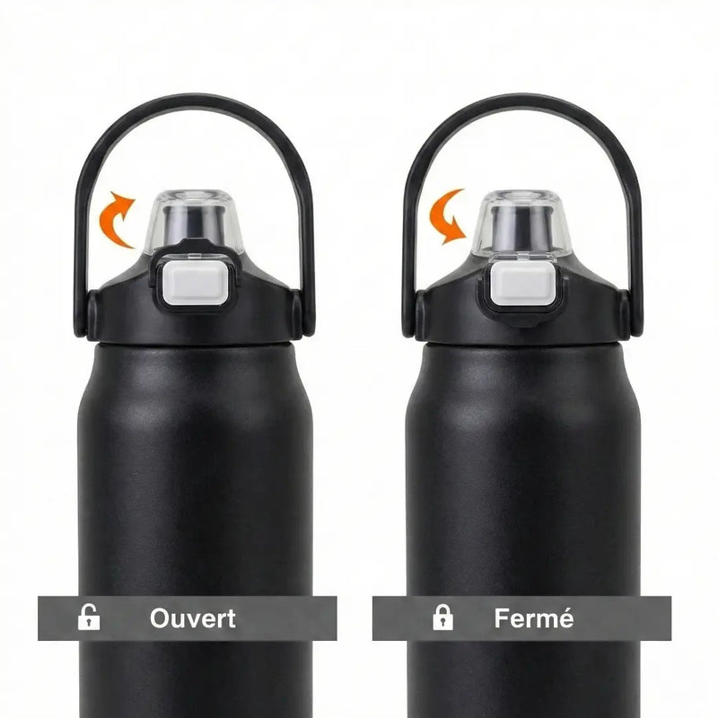 Gourde Thermos 1.2L Noir