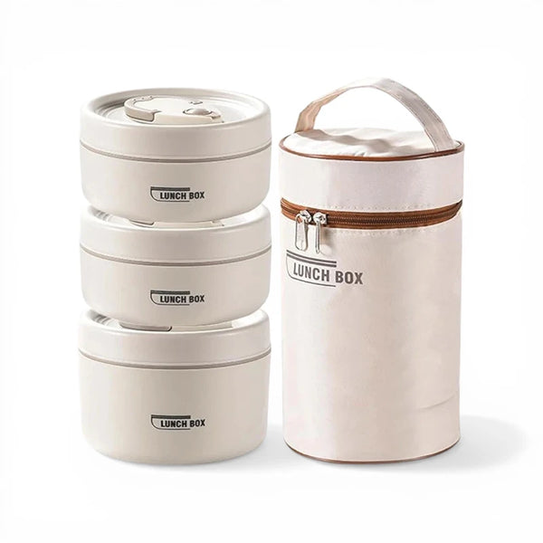 Lunch Box Thermos Beige